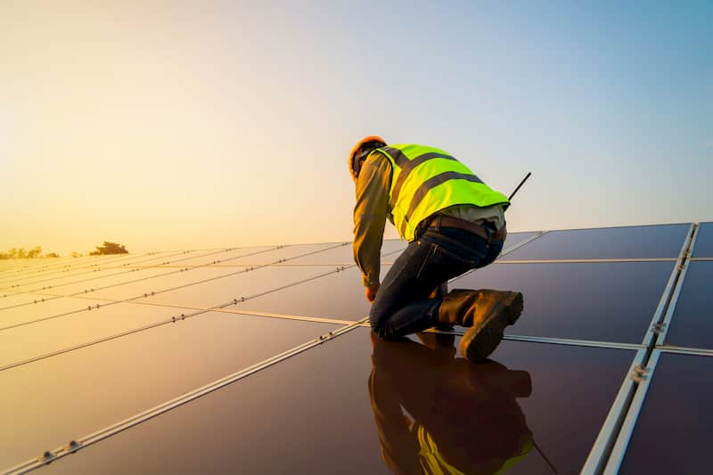 Installation de panneau solaires